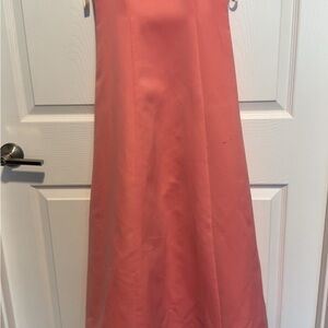 David's Bridal Coral Pink Formal Dress for Kids